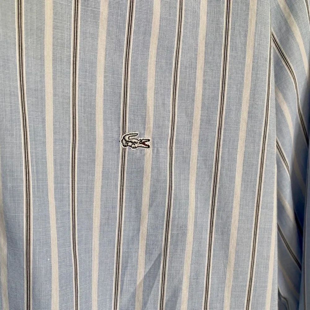Lacoste Striped Men’s Button Down Dress Shirt - Picture 2 of 8